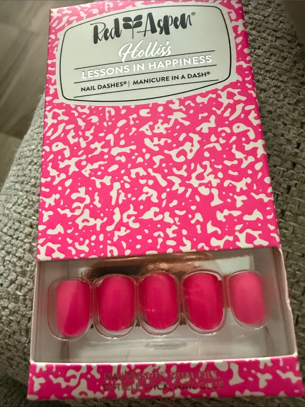 🌸RED ASPEN Hollister Pink Patterned Lipstick Box